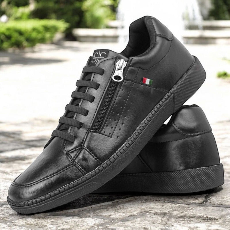 Tênis Casual Slip-On Fly Preto